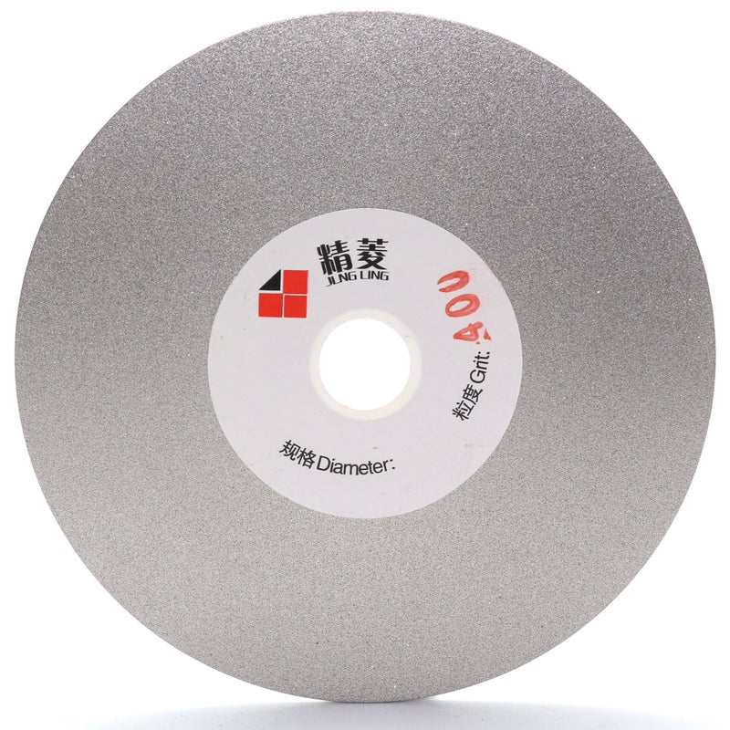 JINGLING 4" inch 100mm Diamond Flat Lap Disc Coated Grinding Disk Grit 400 Medium - Image 1